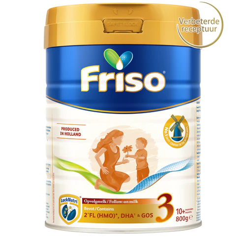 荷兰直邮原装进口代购Friso美素佳儿金装版婴儿牛奶粉3段白金版