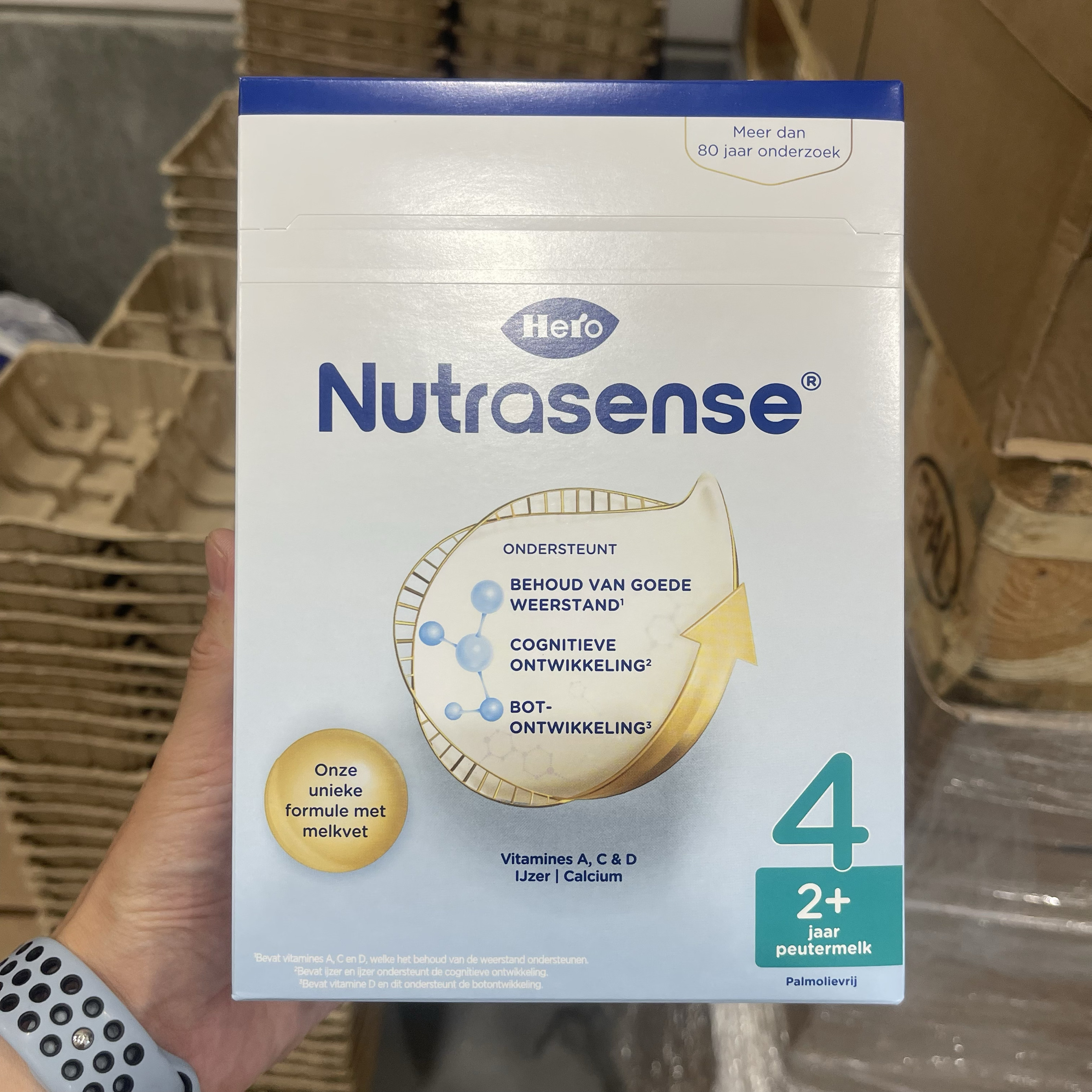 包邮包税直邮荷兰原装进口herobaby天赋力婴儿牛奶粉4段新版4盒装