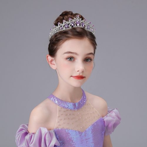 儿童皇冠头饰女童生日晚礼服发饰