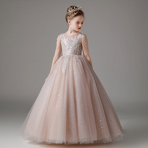 酷馨妮晚礼服女童网纱高端公主裙