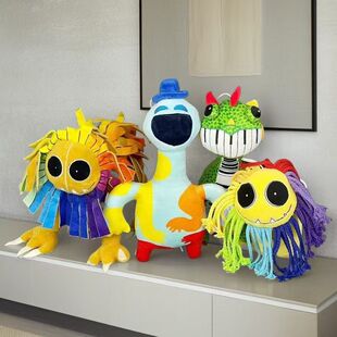 跨境新品Nightmare Critters波比游戏4钢琴龙亚纳比毛绒玩具公仔
