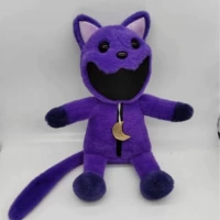 Большой рот фиолетовый кот [модель волос кролика]