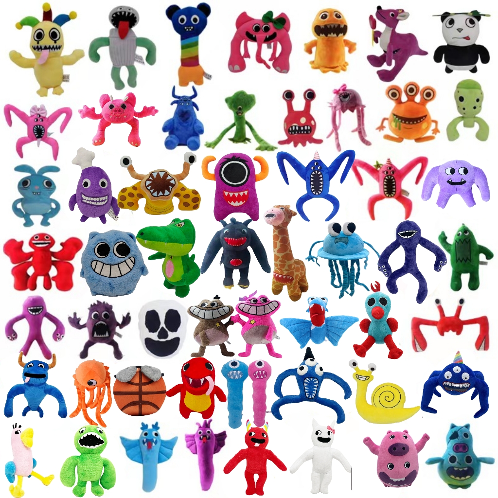 班班花园幼儿园玩偶蓝色医生蔬菜怪物毛绒玩具儿童节生日搞怪礼物