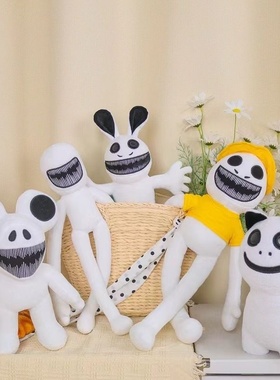 跨境新款 Zoonomaly畸形动物园游戏周边可怕兔子毛绒玩具动物玩