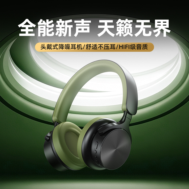 跨境新款A53-Pro头戴式耳机 复古运动无线蓝牙耳机不压耳听歌