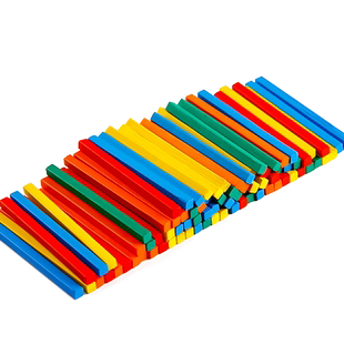 方形小棒一年级小学生幼儿启蒙数学算数小棒子教具数数计数小木棍