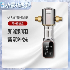 格力前置过滤器家用厨房自动反冲洗净水器中央滤水器WTE-QZBW14S