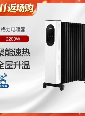 格力GREE家用电热油汀石墨烯恒温石墨烯导热加湿 NY23-X6022Ba