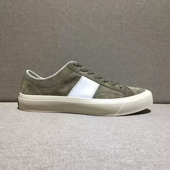 【Shoe Enthusiast】Tf New Season High-Quality Silk-Like Suede Top Layer Cowhide Handmade Low-Top Casual Sneakers