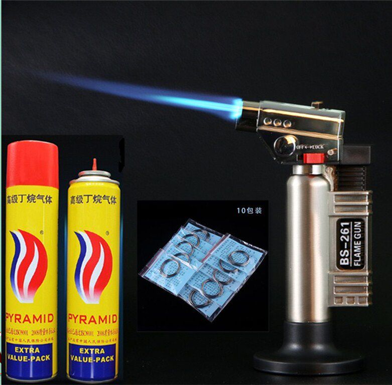 牙科糖艺寿司喷火枪烘焙喷枪直冲打火机烧烤点火器喷火器宝胜焊枪