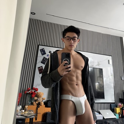 性感高叉男士内裤浮雕纹腰带螺纹棉薄款柔软运动健身无侧翼三角裤