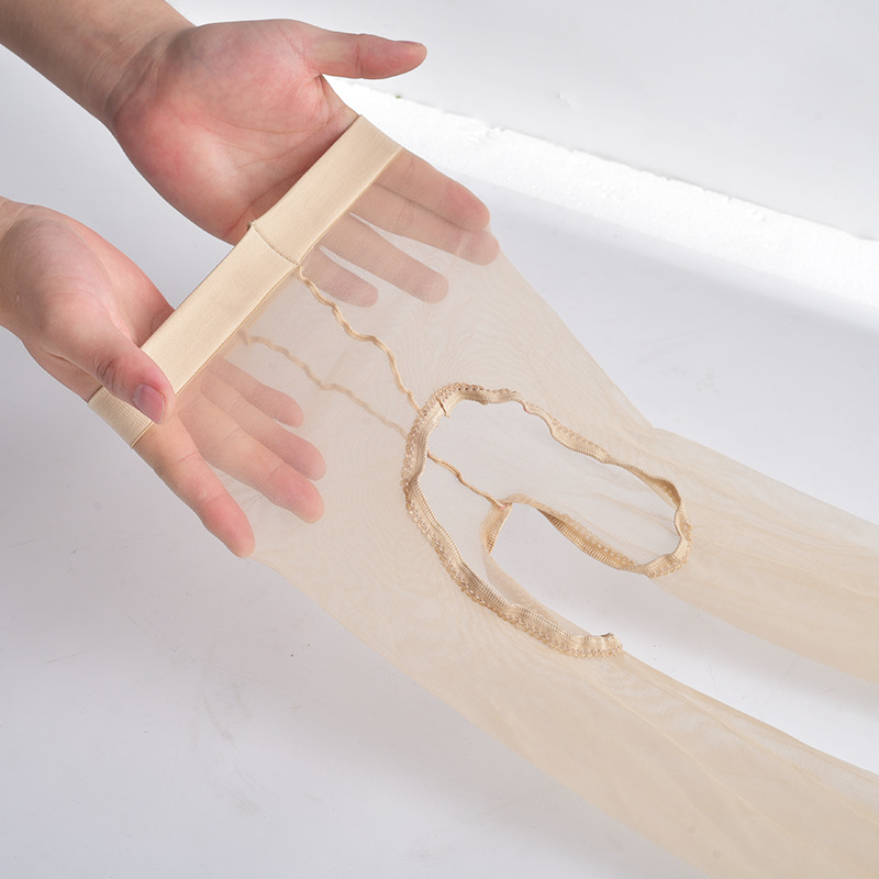 陈大鱼一线档开档丝袜女夏季超薄透明包芯丝连裤袜【源头工厂价】