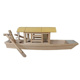 饰摆件小木船木质工艺船木制实W木船模型摆 包邮 小渔船模型家庭装