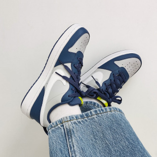 BQ5448 Nike耐克Court GS海军蓝色女子休闲低帮板鞋 016 Borough
