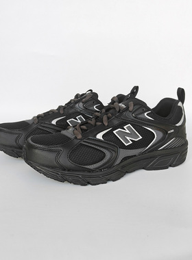 New Balance NB复古纯黑银色通勤鞋情侣运动休闲慢跑步鞋ML408K/N