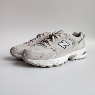 New Balance NB复古老爹鞋男女情侣月光米色休闲慢跑步鞋MR530SH