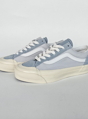 Vans范斯Old Skool Reissue 136复古男女蓝色休闲板鞋VN000MT6BLU