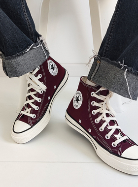 Converse匡威1970s酒红色高低帮男女鞋休闲帆布鞋A01448C 171567C