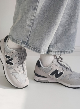 New Balance NB复古经典男女减震灰白色休闲运动慢跑步鞋ML565CLG