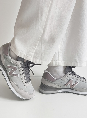 New Balance NB复古女子云母灰粉色运动休闲慢跑步鞋WL515CSB/CSC