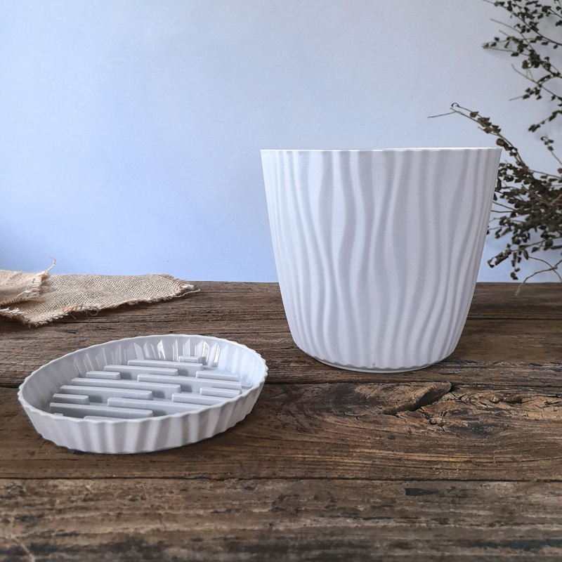 塑料花盆简约北欧风创意花盆家用