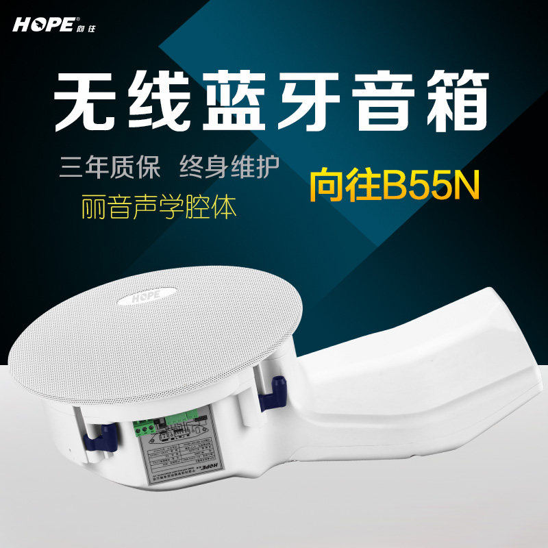 HOPE/向往B55N定阻同轴无线蓝牙吸顶音响B55停产B44和B30有货！
