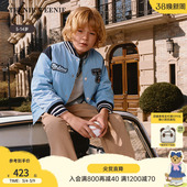 男童休闲运动撞色棒球领棉服 25年款 TeenieWeenie Kids小熊童装