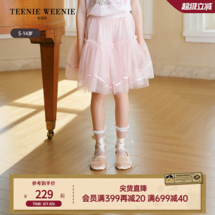 女童甜美公主风网纱刺绣半身裙 TeenieWeenie Kids小熊童装 夏季 款
