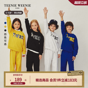 款 復古經(jīng)典 Kids小熊童裝 運動衛(wèi)衣套裝 男女童秋季 TeenieWeenie
