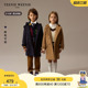 款 秋冬季 男女童宝宝柔软羊毛混纺大衣 Kids小熊童装 TeenieWeenie