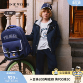 男童运动休闲风连帽两件套外套 25年款 TeenieWeenie Kids小熊童装