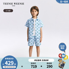 新款 24夏季 男童休闲印花短袖 短裤 TeenieWeenie 套装 Kids小熊童装