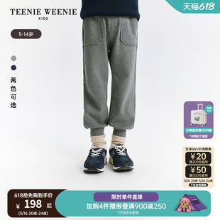 男童時尚 百搭束腳運動褲 Kids小熊童裝 衛(wèi)褲 24秋冬款 TeenieWeenie
