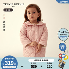 秋冬女宝宝翻领花边领棉服外套 23年款 TeenieWeenie Kids小熊童装