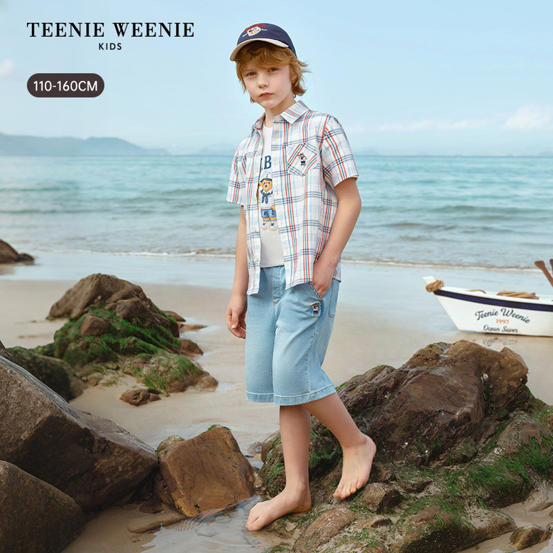 TeenieWeenie Kids小熊童装26年夏新男童休闲学院