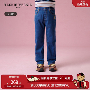百搭牛仔裤 TeenieWeenie 男童休闲风时尚 25年新款 Kids小熊童装