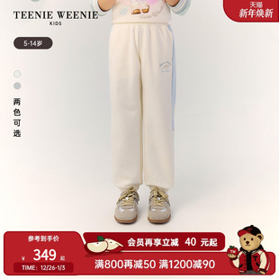 秋冬女童休闲索罗娜加绒卫裤 25年新款 Kids小熊童装 TeenieWeenie