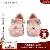 Kids小熊童装 秋季 款 TeenieWeenie 女童甜美风公主风蝴蝶结小皮鞋