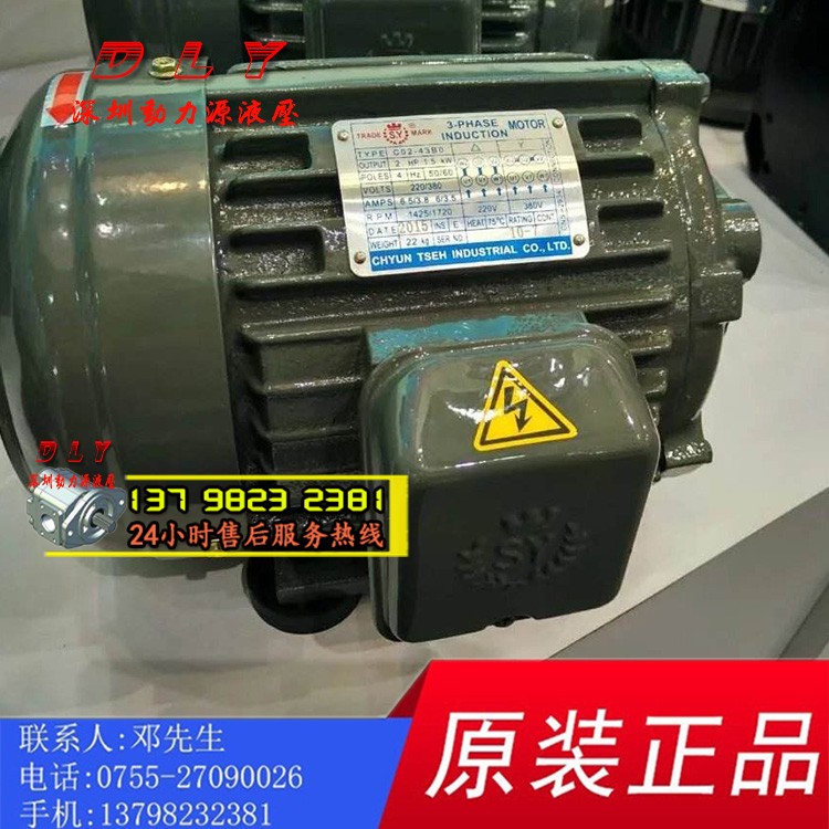 SY群策电机泵C01/C02/C03/C05-43B0 0.375KW/1.5KW/2.2KW/3.75KW