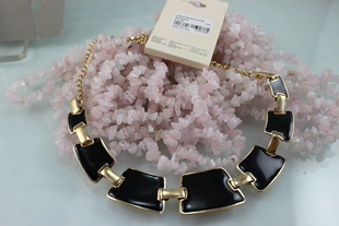 彩釉珐琅锁骨链项链 原宿锁骨颈链 金属链项圈外单J2-3BJ