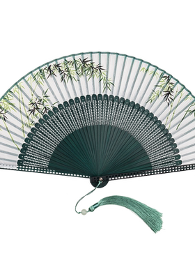 丝艺堂2024新款手工折叠小扇子