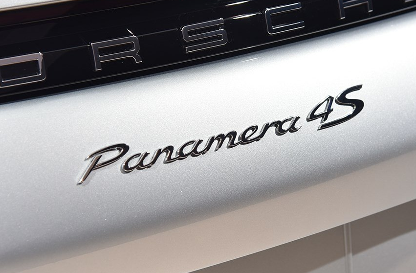 适用于保时捷新panamera车标帕拉梅拉4S字标原厂款电镀后贴标尾标