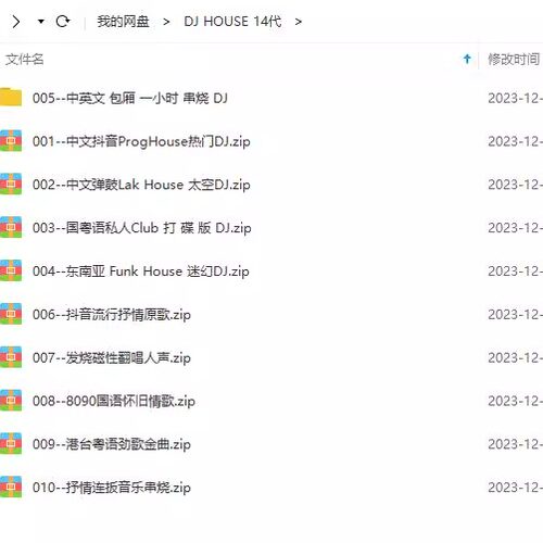 DJ HOUSE 12代车载音乐舞曲中英文FK Prog越南鼓国会鼓DJ套曲