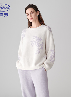 【林依轮直播间】安莉芳玫瑰衣秋冬可外穿睡衣套装家居服