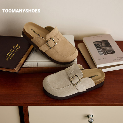 Toomanyshoes26年春新款松弛表达厚底增高勃肯鞋休闲舒适软木鞋