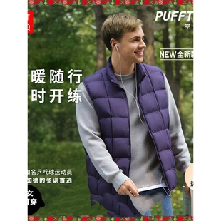 莫雷加德同款男女装PUFFTECH空气棉服背心便携式马甲483632