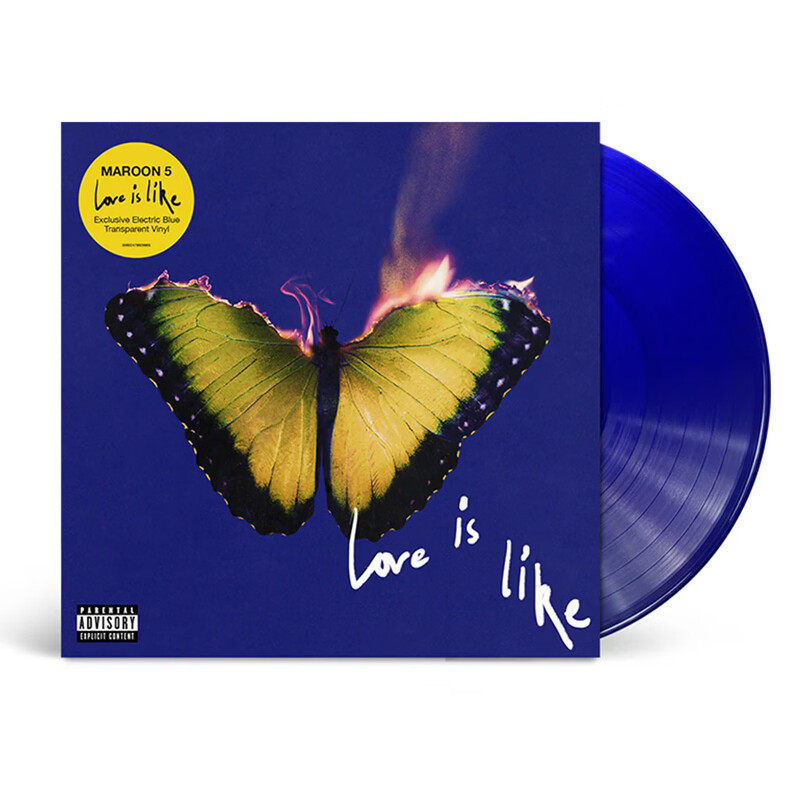现货正版 Maroon5魔力红专辑 Love Is Like LP黑胶唱片 彩胶 蓝胶