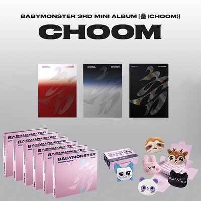 官方正版 宝怪专辑 BABYMONSTER 迷你3辑 CHOOM 小卡海报贴纸周边