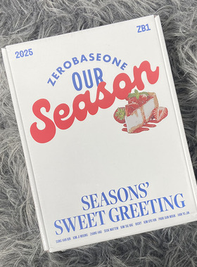 ZEROBASEONE 2025台历 Zb1 昼 OUR Season 正版小卡海报周边Ricky