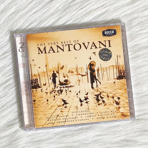 现货正版 醉人黄昏 曼托瓦尼精选 2CD唱片 4600392 古典音乐